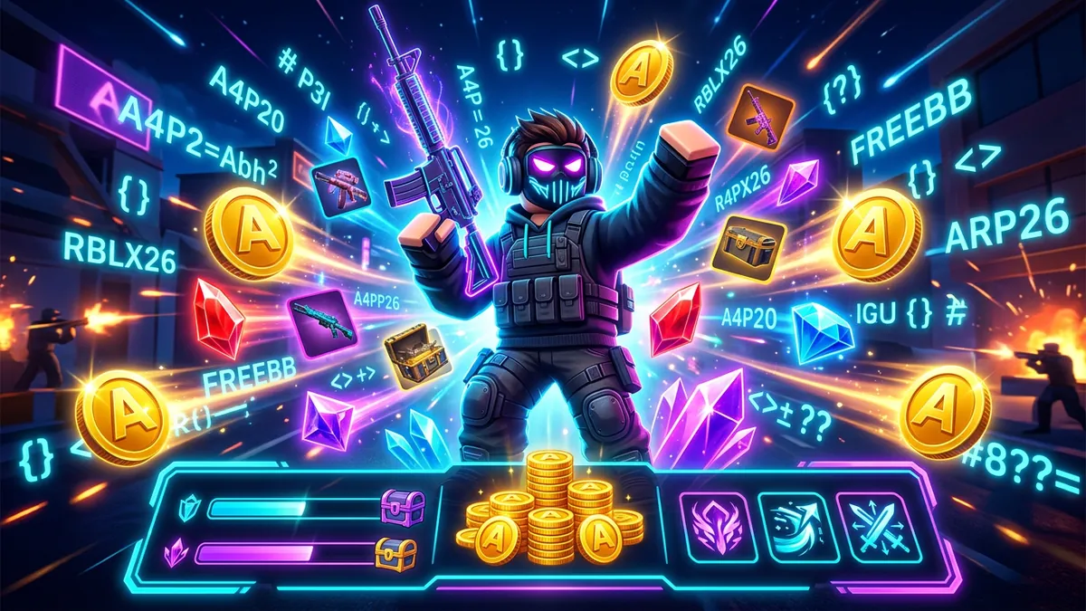 Arsenal Codes (2026) - Free BattleBucks & Skins