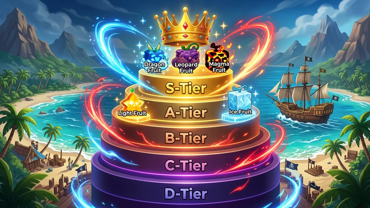 Blox Fruits Tier List (2026) - Best Fruits Ranked