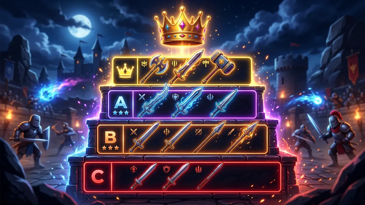 Combat Warriors Tier List - Best Weapons Ranked