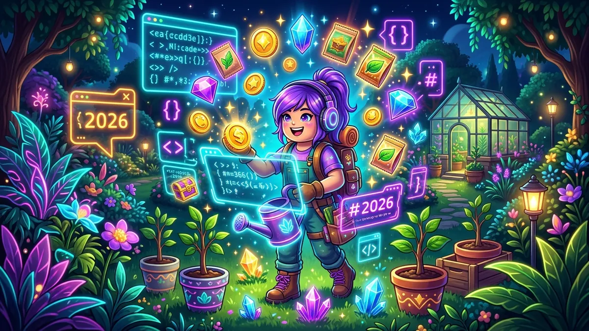 Grow a Garden Codes 2026 — Free Seeds and Gems