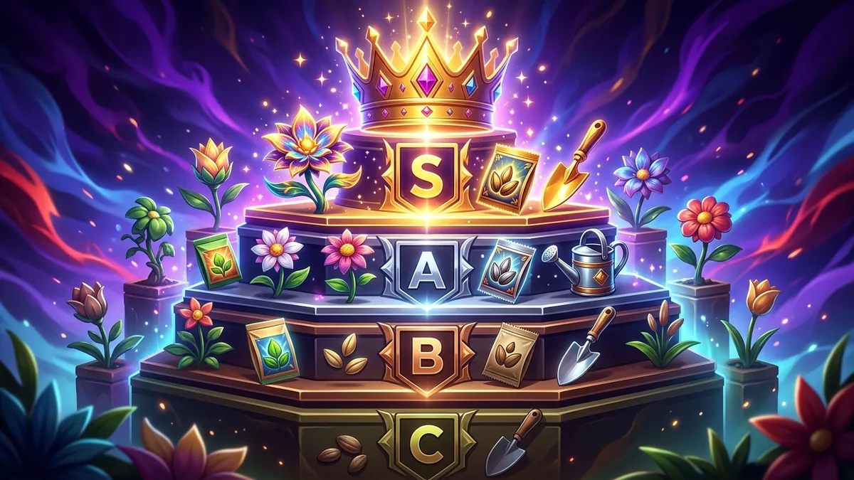 Grow a Garden Tier List 2026 — Best Seeds, Flowers and Items Ranked