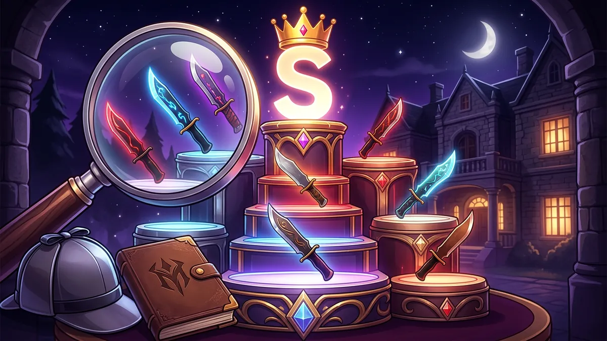 Murder Mystery 2 Tier List (2026) - Best Knives Ranked