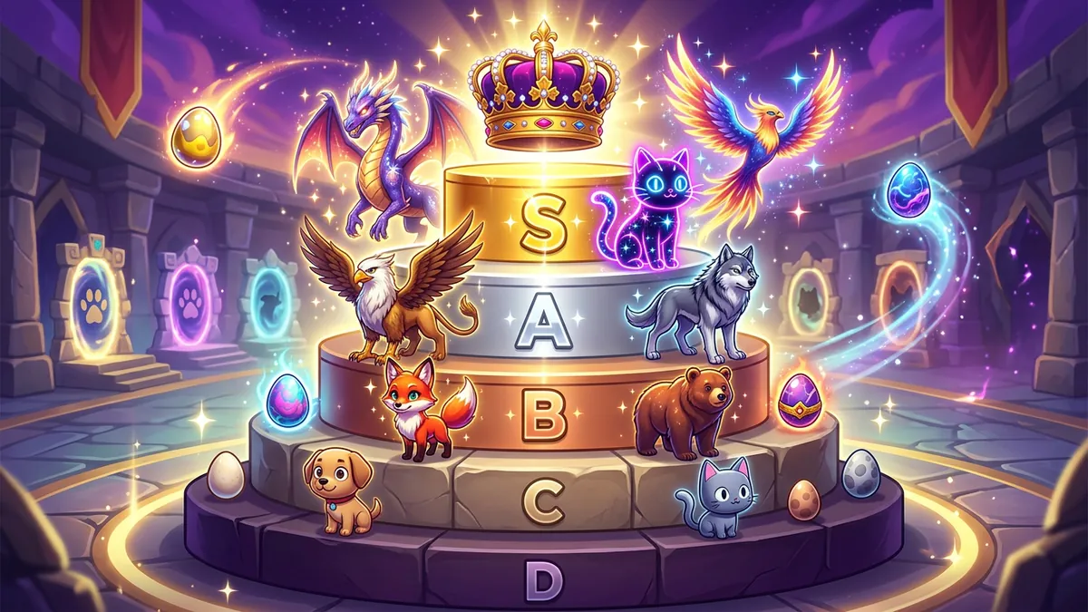 Pet Simulator 99 Best Pets Tier List 2026 - S-Tier to D-Tier Ranked