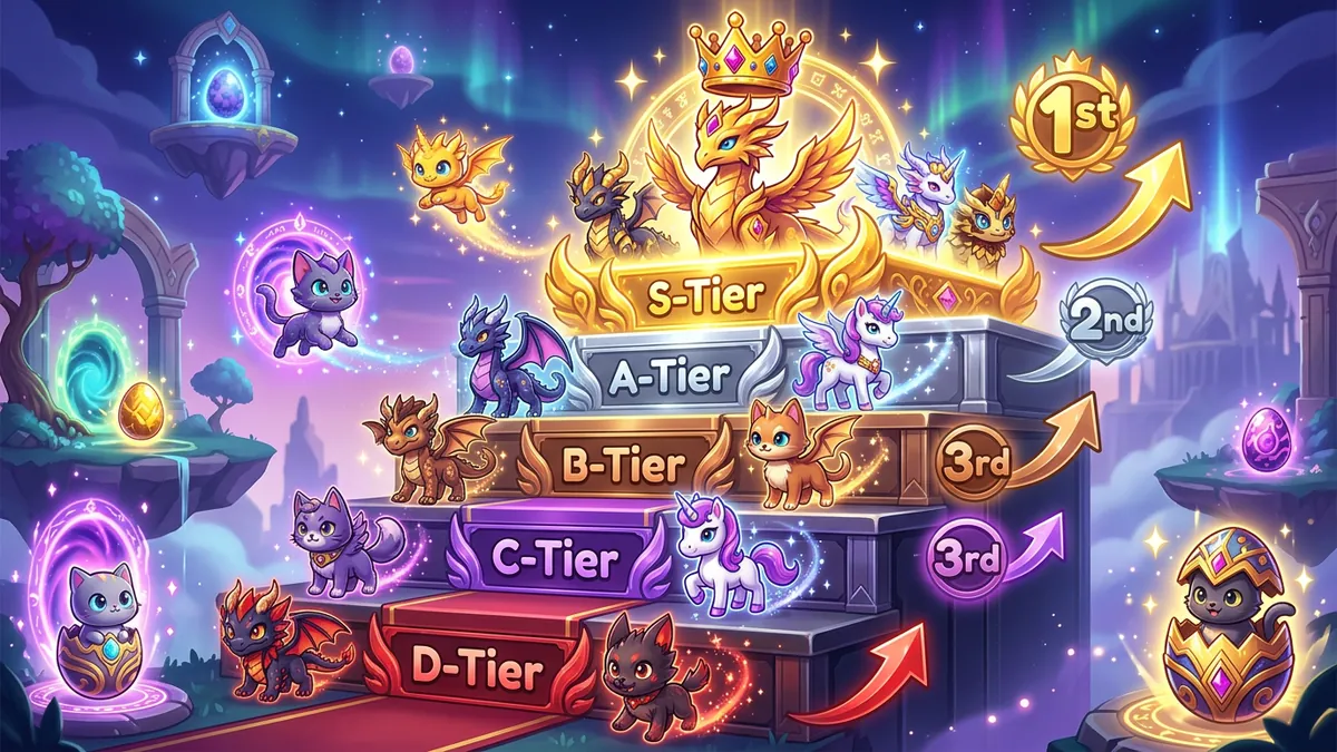 Pet Simulator 99 Tier List (2026) - Melhores Pets Classificados