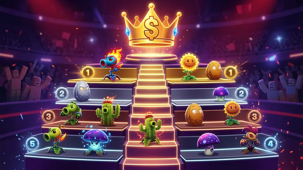 Plants vs Brainrots Tier List - Best Plants Ranked