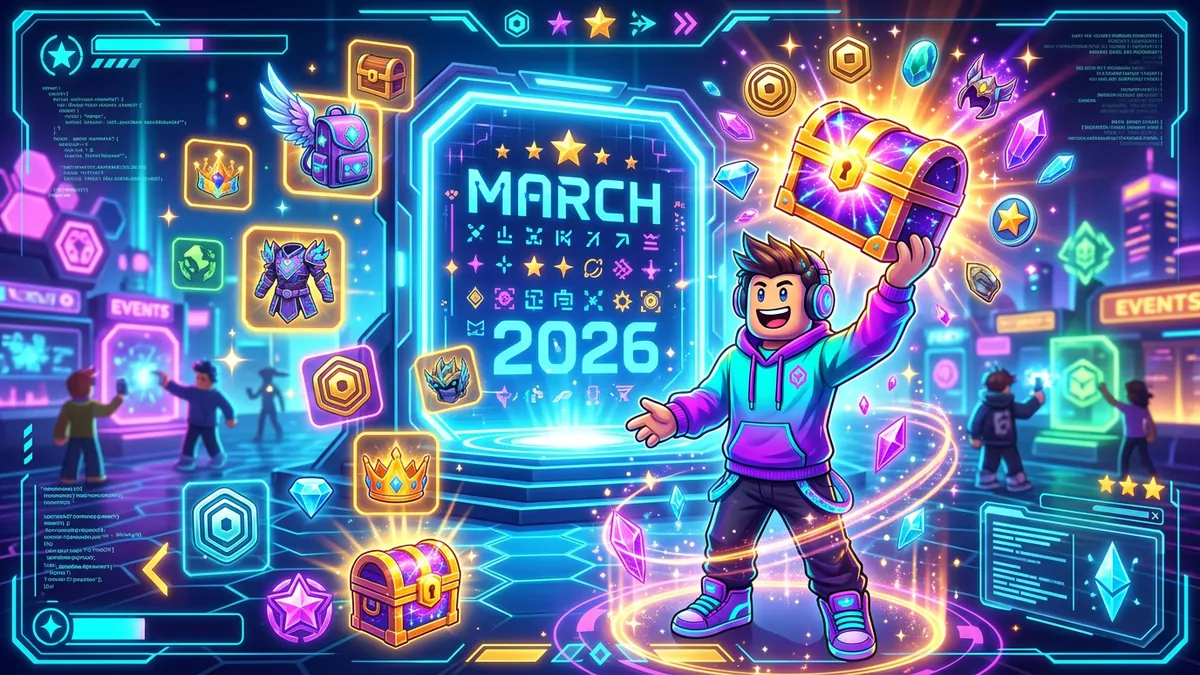 Calendario de eventos y objetos gratis de Roblox para 2026
