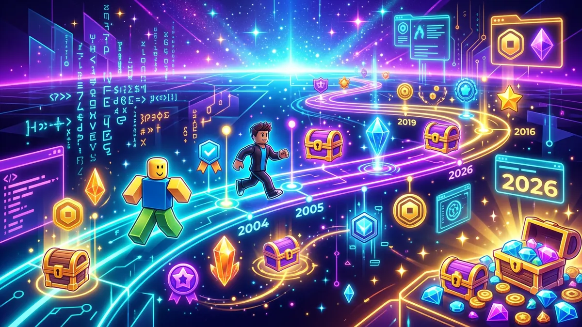 Roblox History Timeline 2004 to 2026