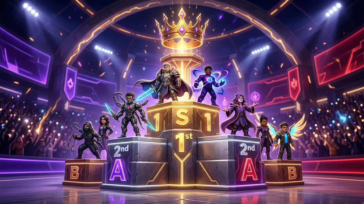 Roblox Rivals tier list showing best characters 2026