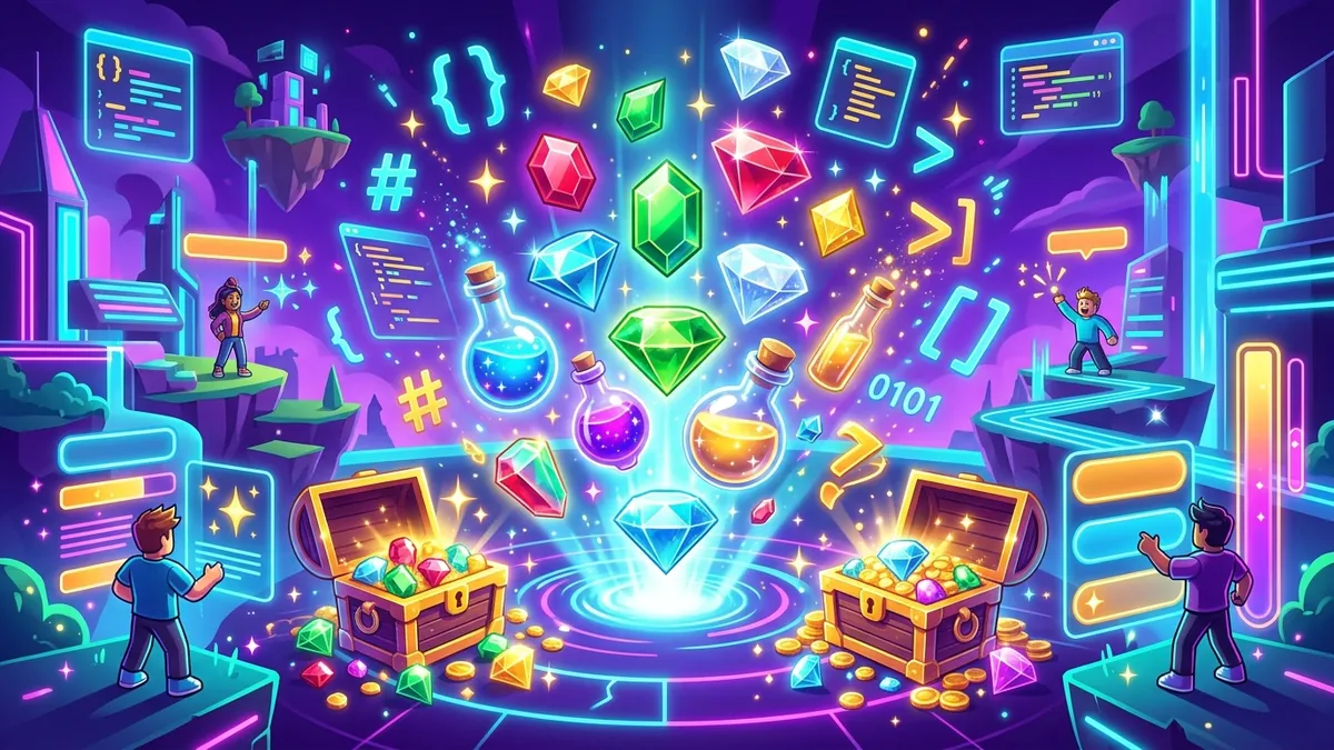 Throwing Simulator codes with free enchant gems and potions